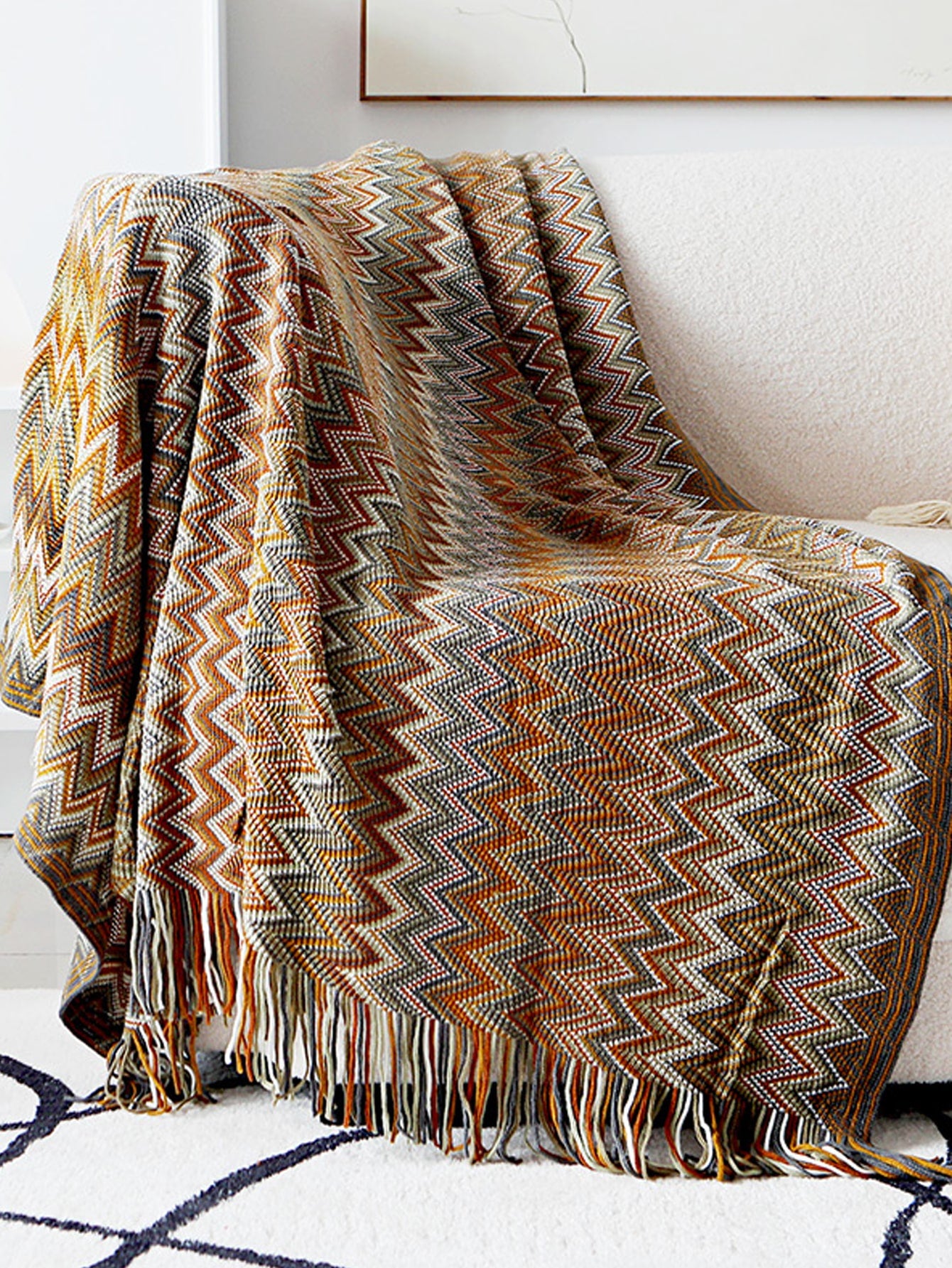 Multi-Purpose Knitted Blanket for Bed, Office, and Everything In Between